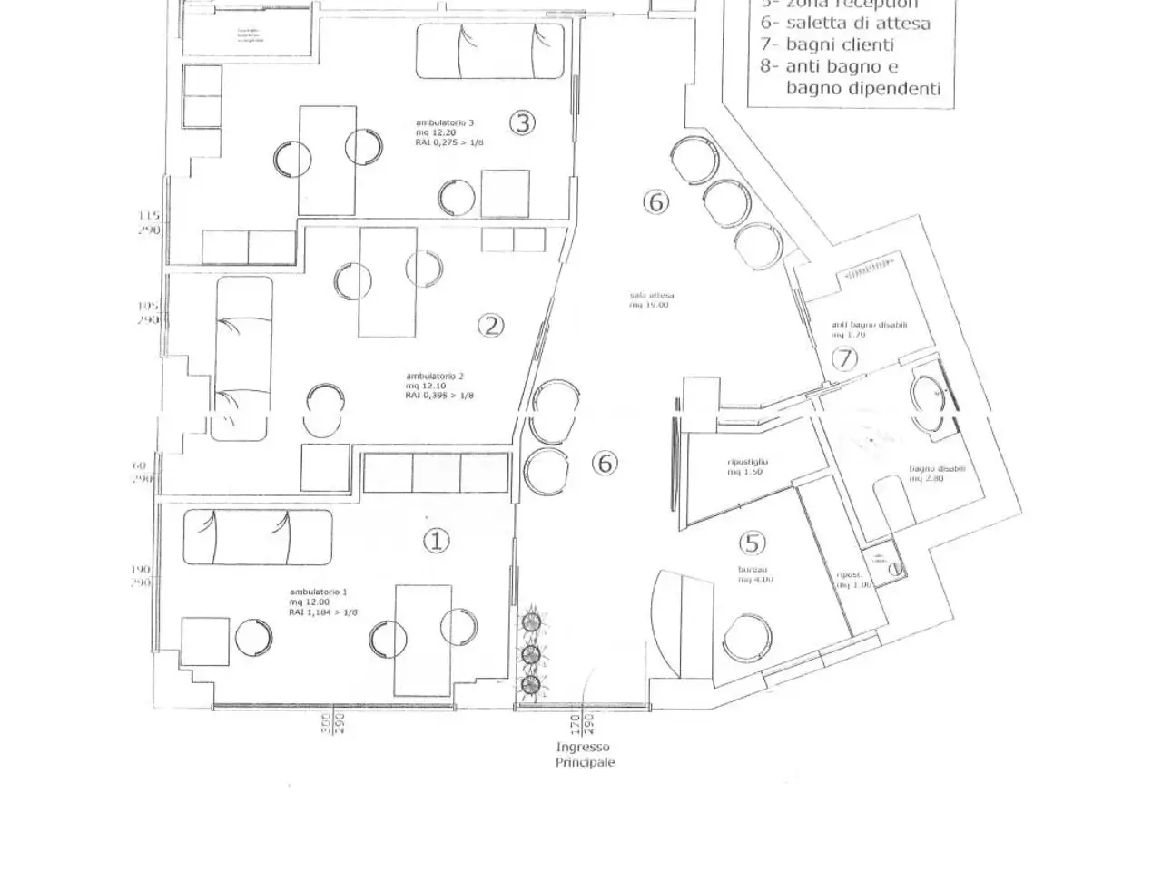 Locale commerciale in , Cesenatico, {3} - Planimetria 1