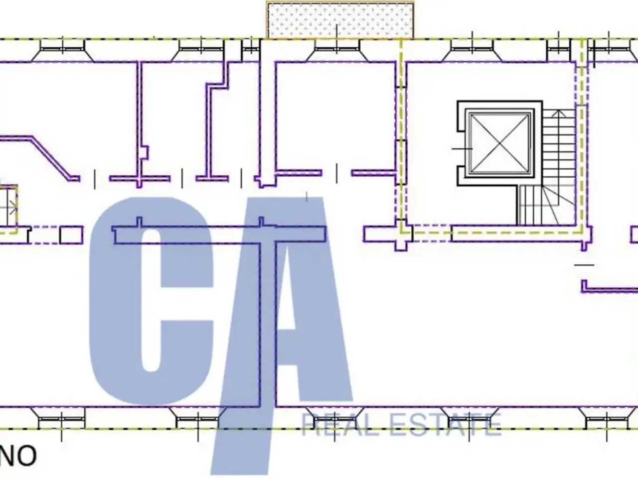 Ufficio in Via Forcella Vincenzo, Milano, {3} - Planimetria 1