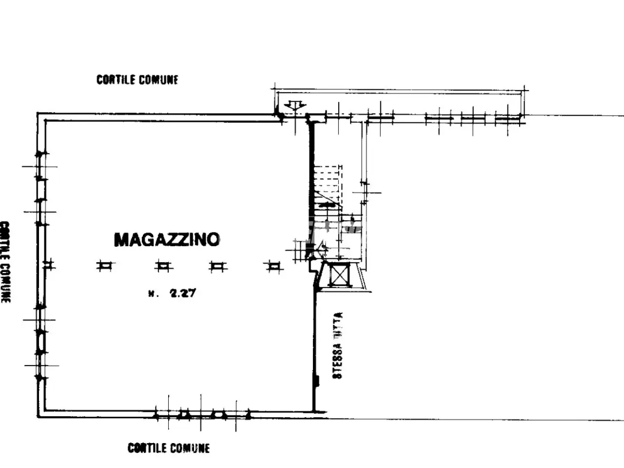 Magazzino in Via Arrigo Boito 3, Monza, {3} - Planimetria 1