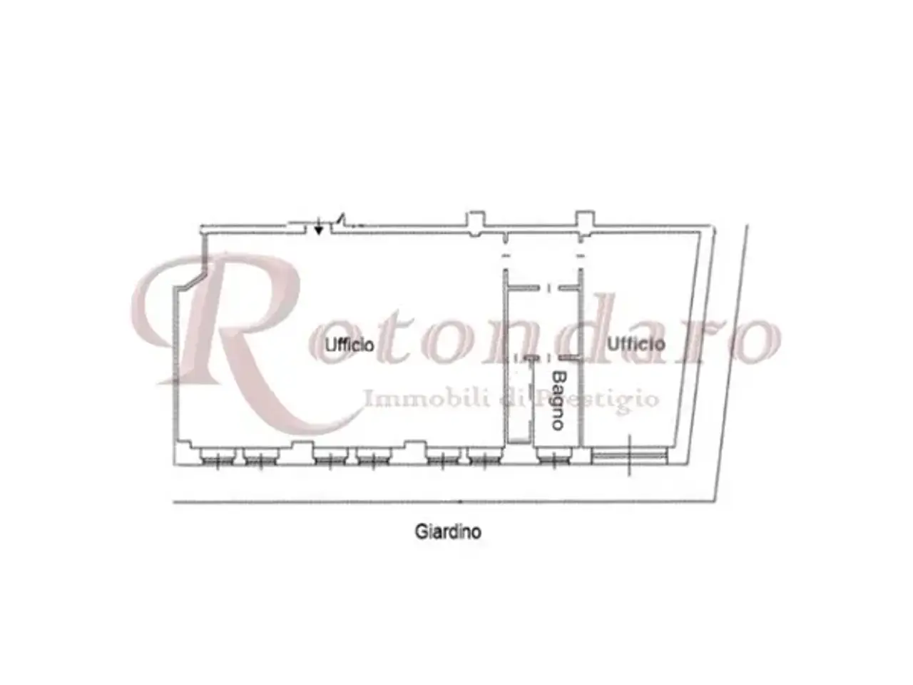 Ufficio in Corso Venezia, Milano, {3} - Planimetria 1