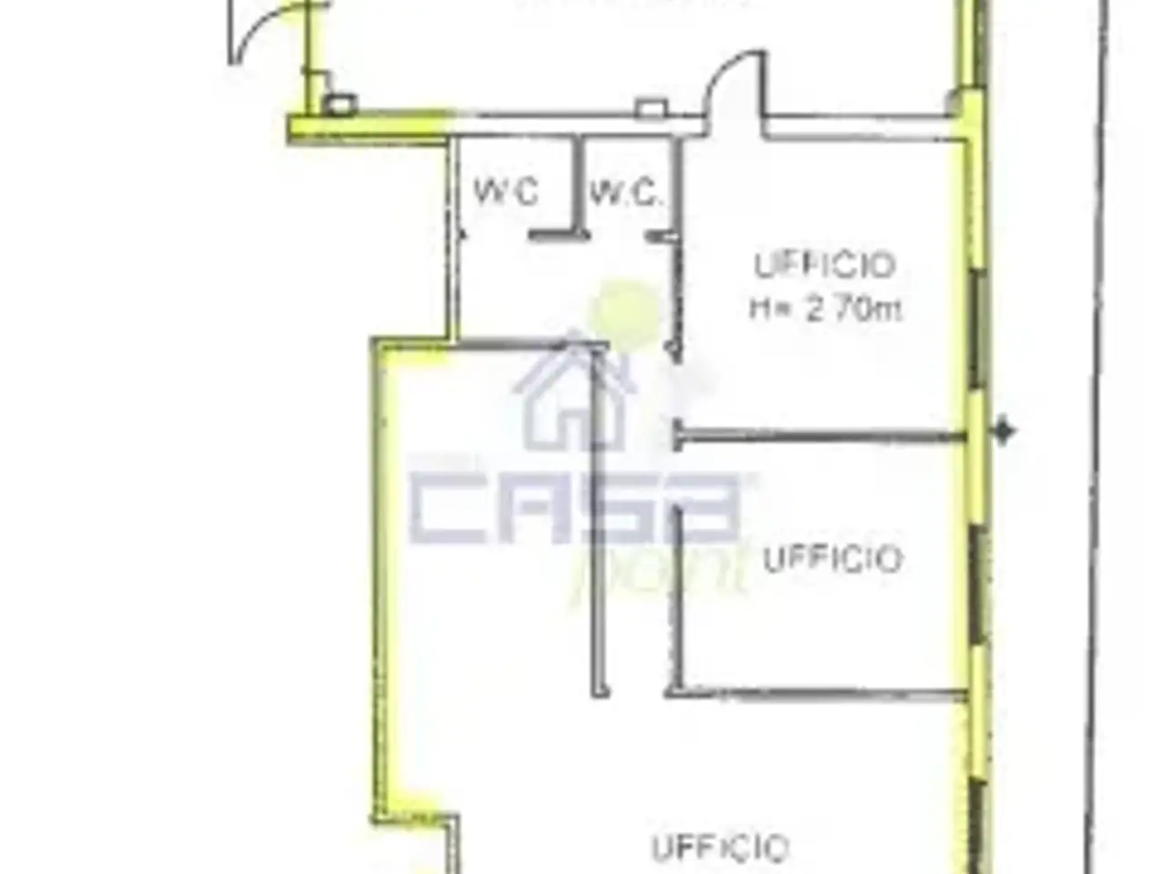 Ufficio in Via Provinciale 22/a, Castelvetro Piacentino, {3} - Planimetria 1