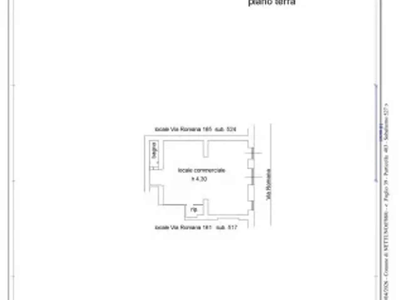 Negozio in Via Romana 163, Nettuno, {3} - Planimetria 1
