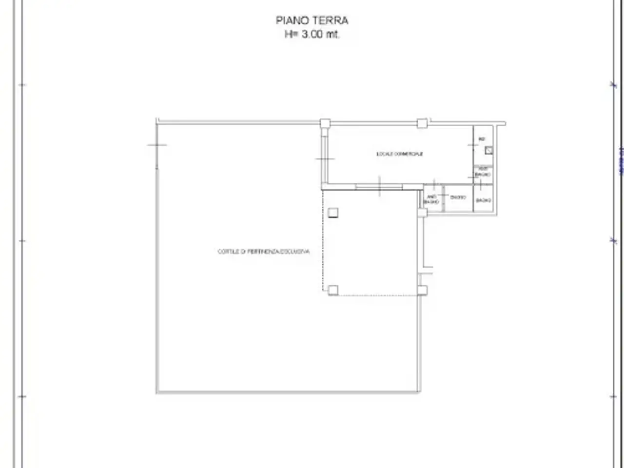 Negozio in Via Giovanni Amendola 173, Bari, {3} - Planimetria 1