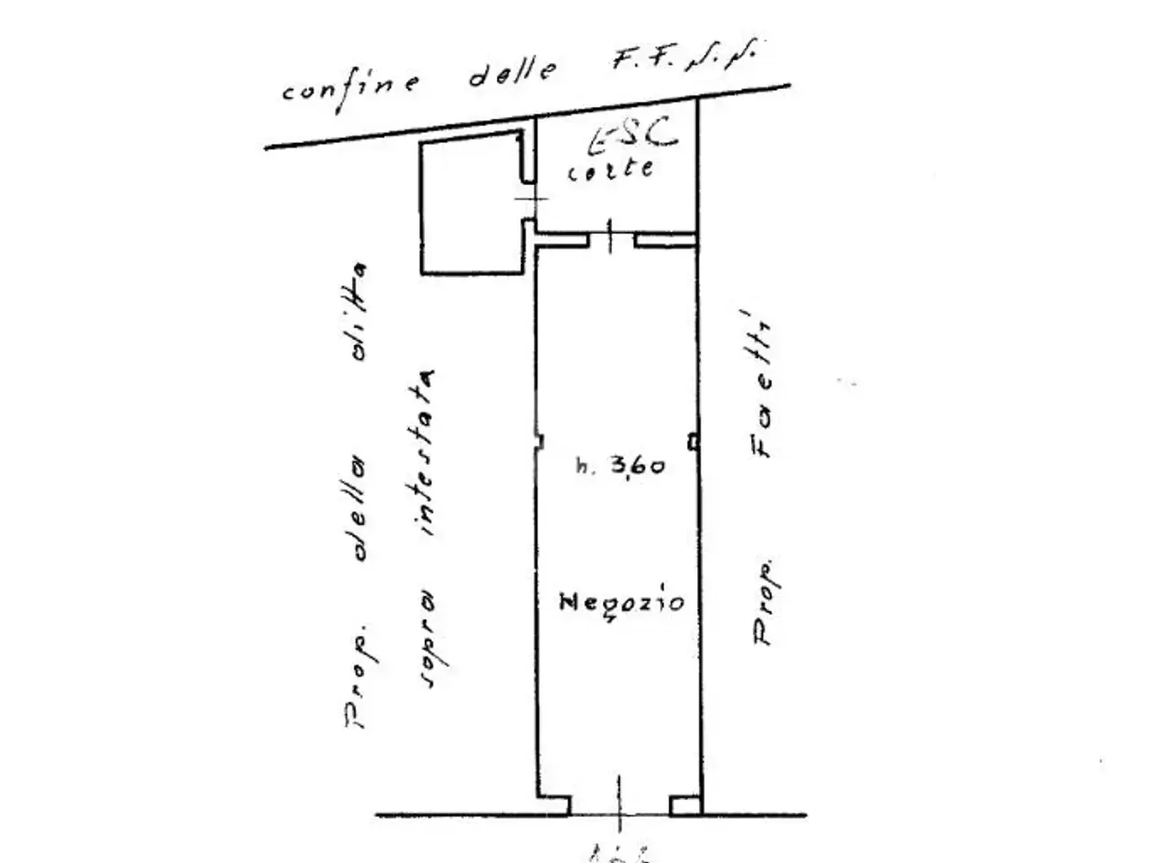 Negozio in Via Vittorio Emanuele II 136, San Vincenzo, {3} - Planimetria 1