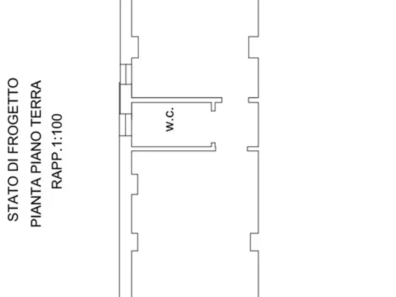 Palazzina commerciale in Via Garibaldi 130, Messina, {3} - Planimetria 1