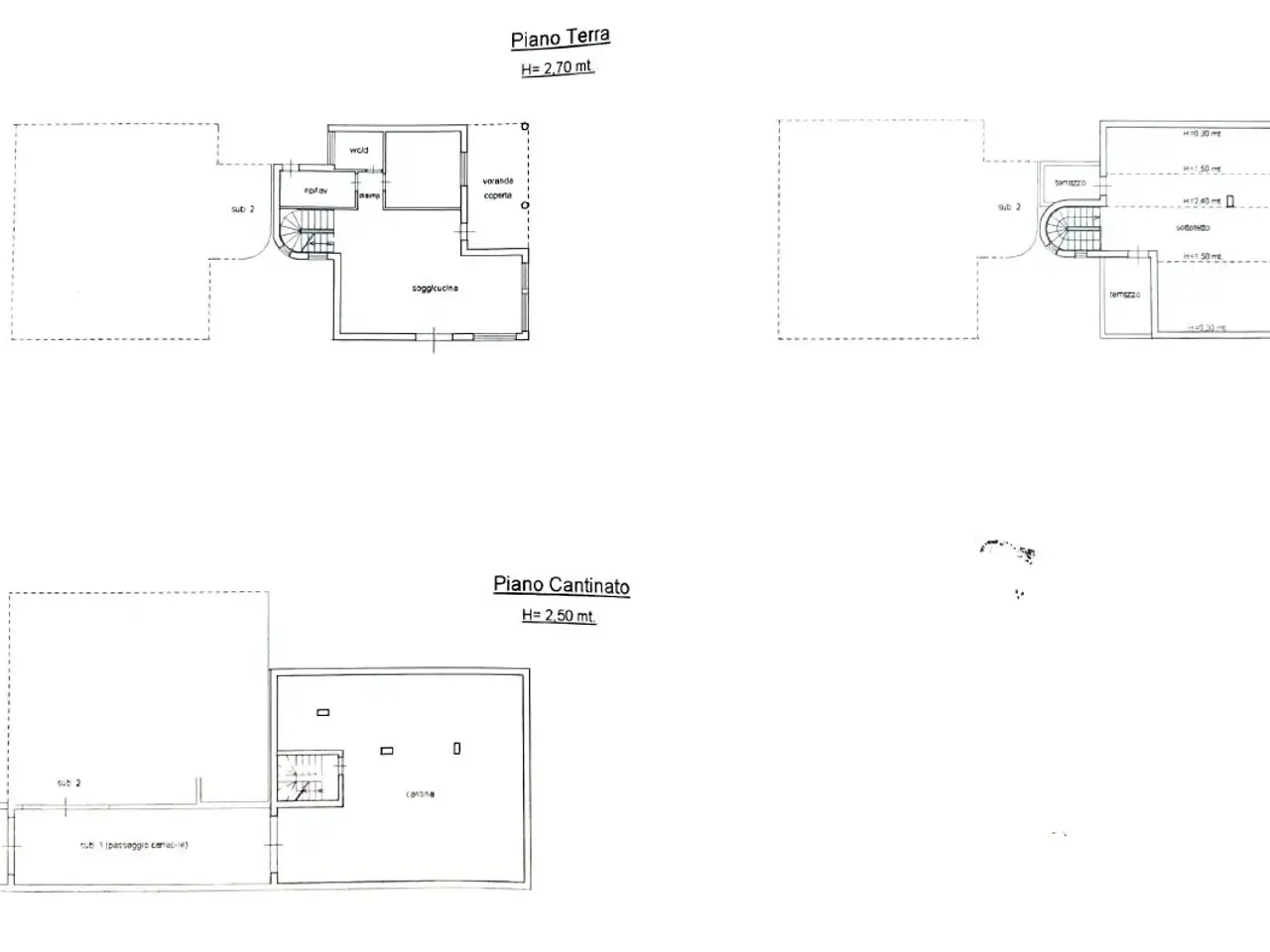 Villa in vendita, Strada Dagale Cavallaro, Casteldaccia - Planimetria 1