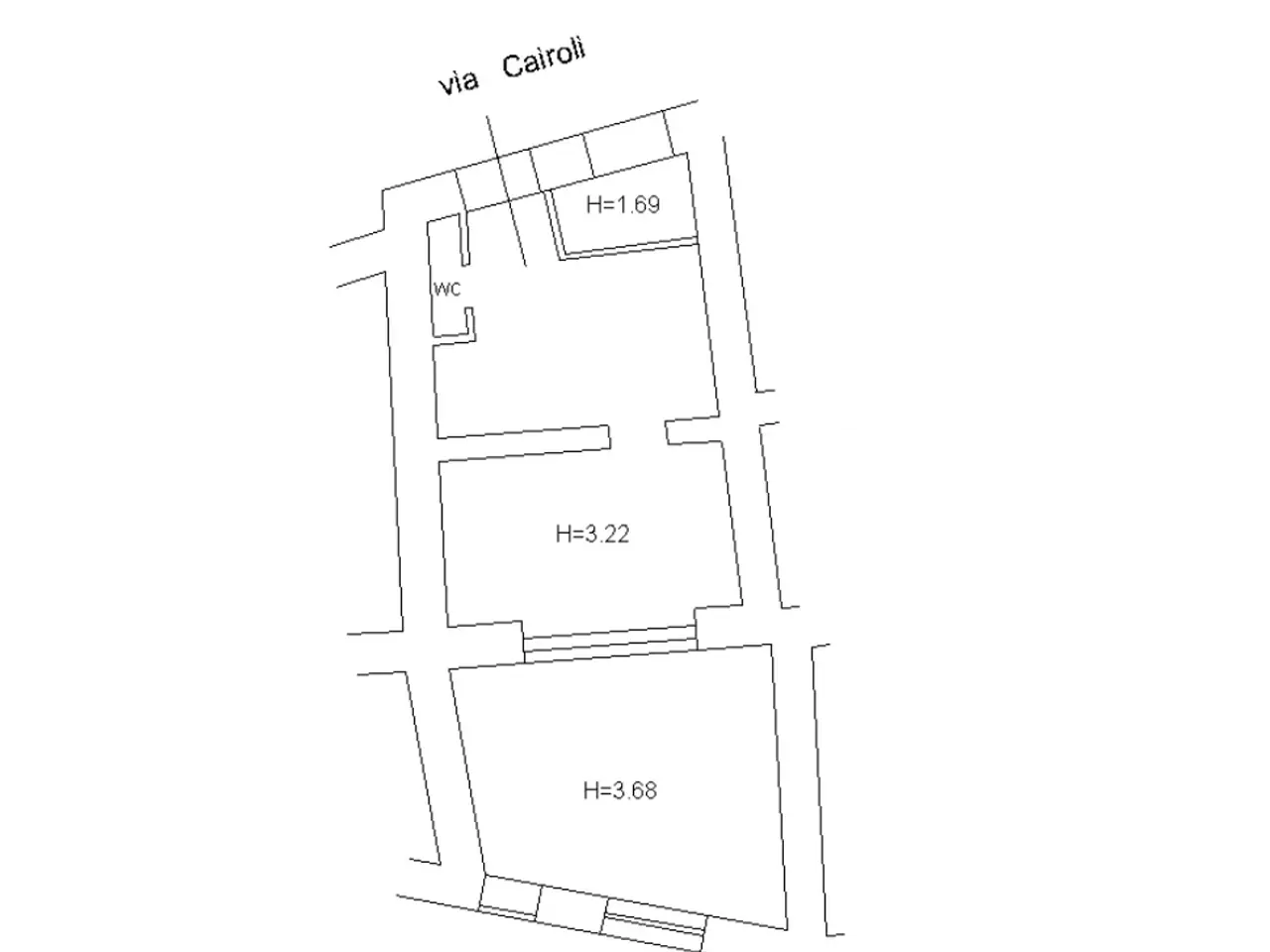 Negozio in Via Pretoria 117, Potenza, {3} - Planimetria 1