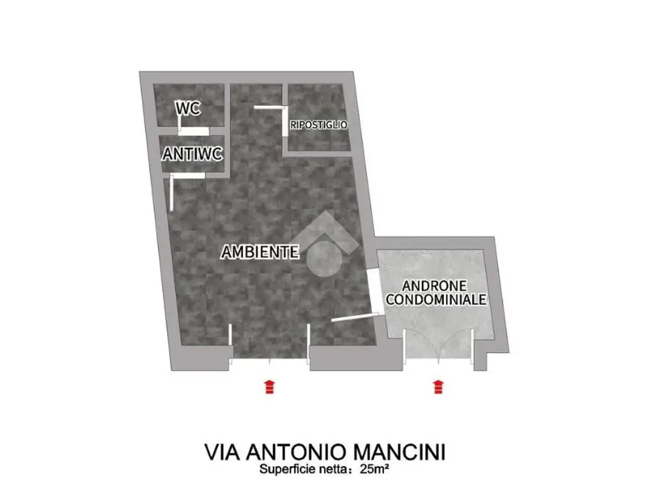 Negozio in Via Antonio Mancini 24, Catania, {3} - Planimetria 1