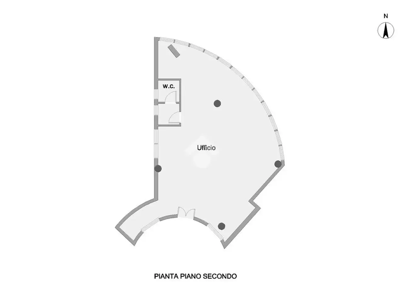 Ufficio in Via Leopardi 1, Giulianova, {3} - Planimetria 1