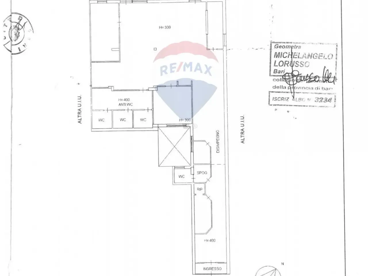 Negozio in Corso Mazzini 119, Bari, {3} - Planimetria 1