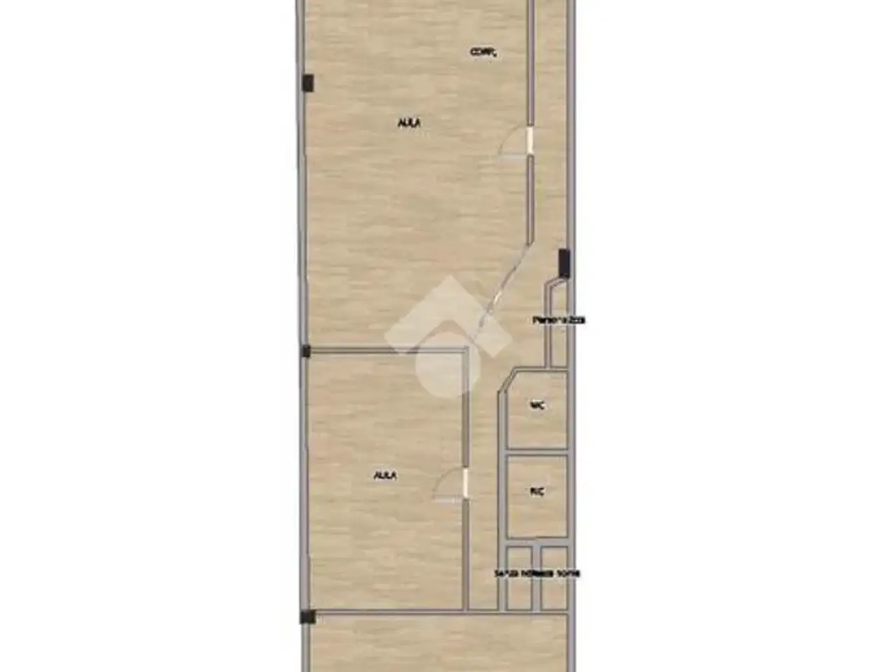 Ufficio in Strada del Santo 69, Cadoneghe, {3} - Planimetria 1