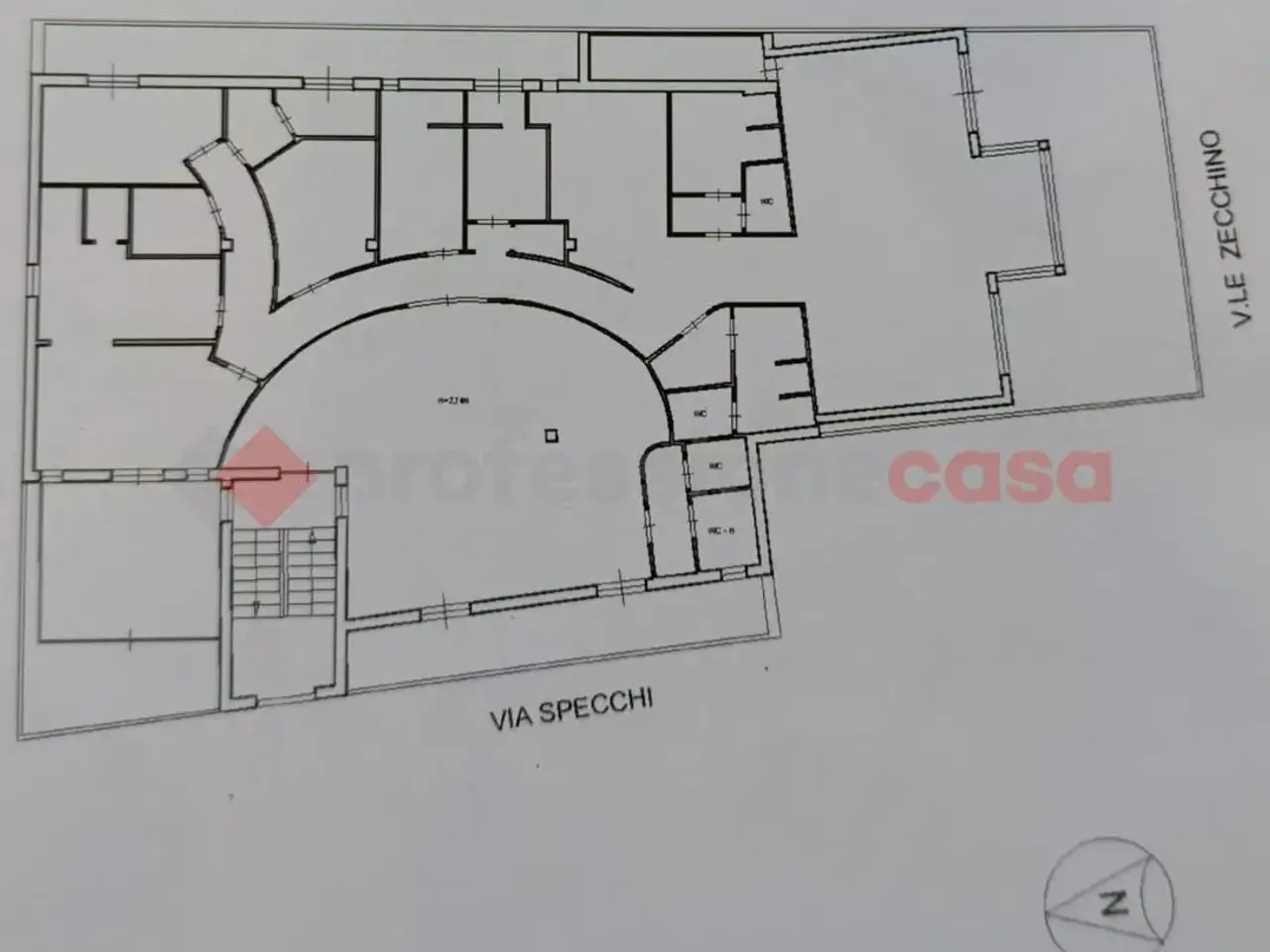 Palestra in Via Alessandro Specchi 2, Siracusa, {3} - Planimetria 1
