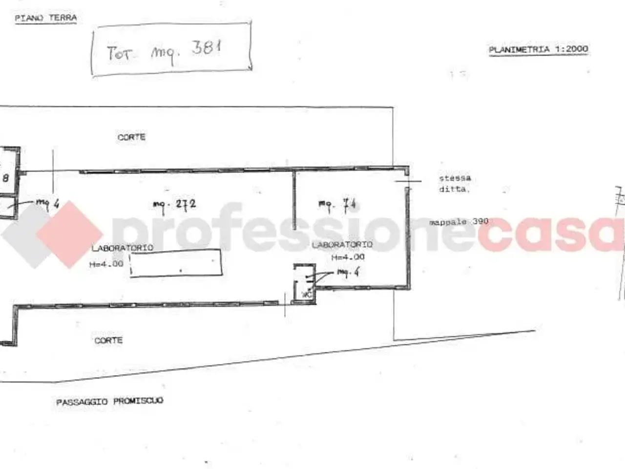 Capannone in Via Roma 4/a, Cerea, {3} - Planimetria 1