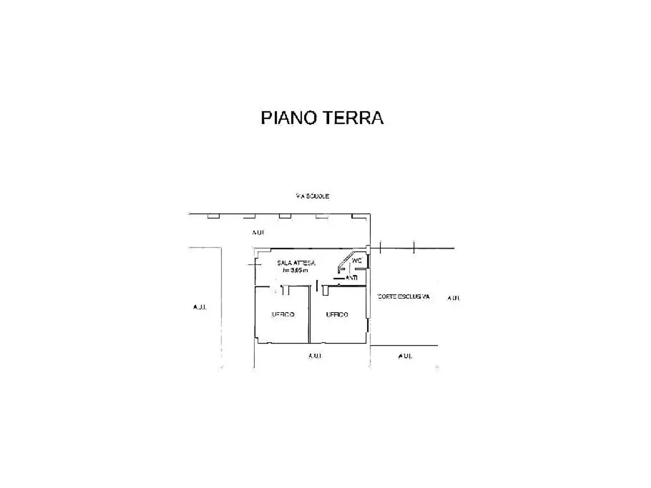 Ufficio in Via Scuole 11, Azzano Mella, {3} - Planimetria 1