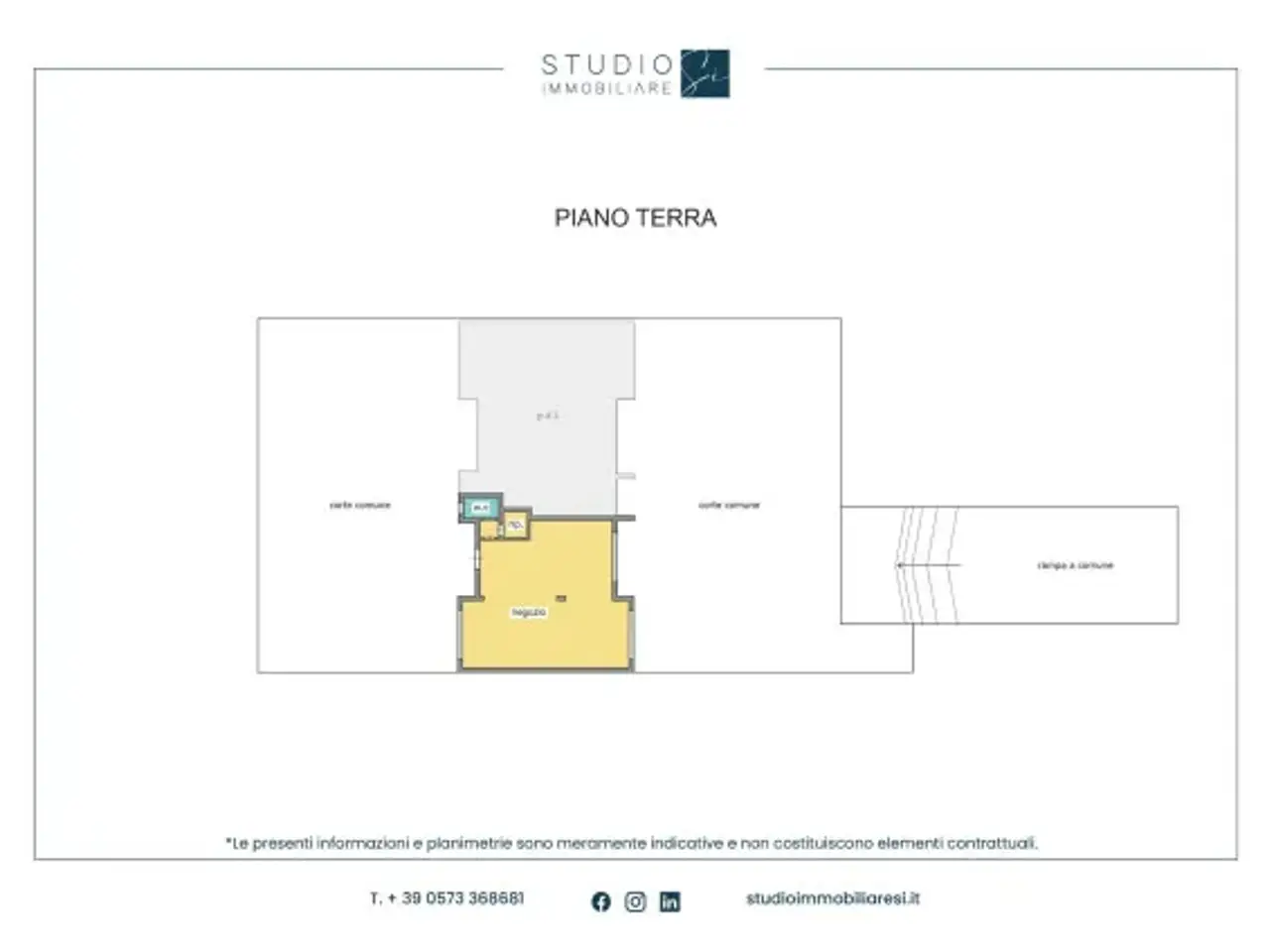 Negozio in Via delle Medaglie d'Oro, Pistoia, {3} - Planimetria 1