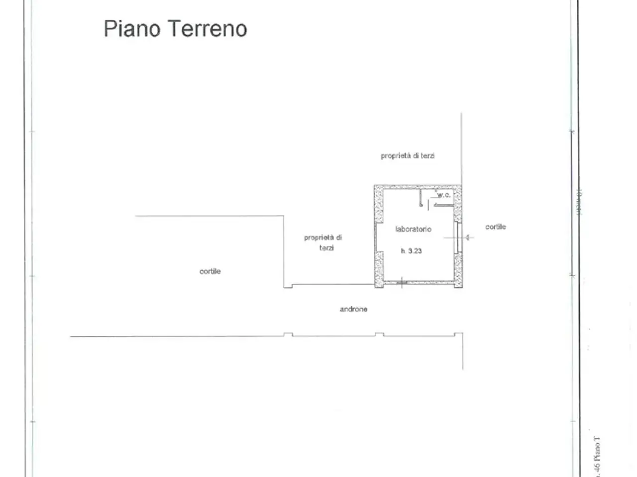 Laboratorio in Alzaia Naviglio Grande  46, Milano, {3} - Planimetria 1