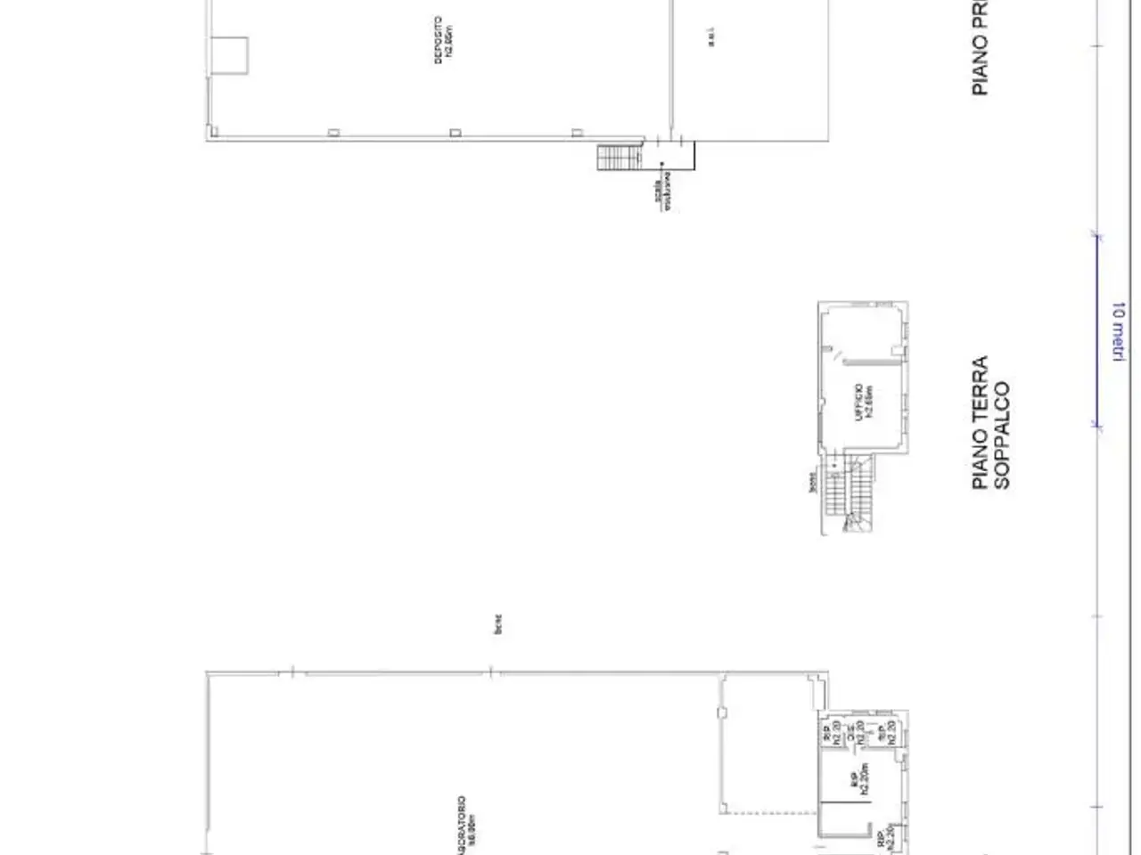 Capannone in Via Giosuè Carducci, Pedrengo, {3} - Planimetria 1