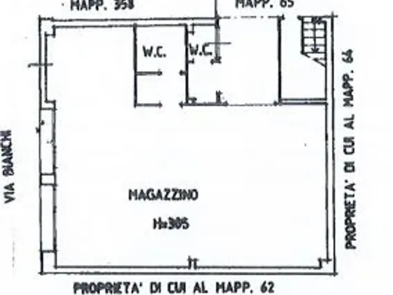 Magazzino in Via Bianchi 4, Lissone, {3} - Planimetria 1