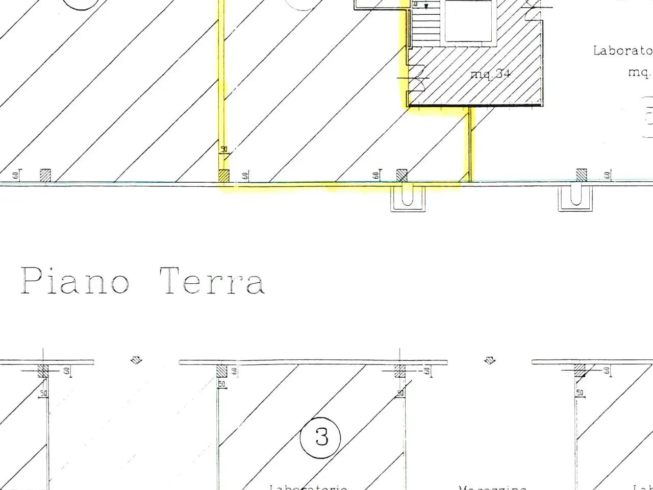 Ufficio in Leonida Landucci, Siena, {3} - Planimetria 1