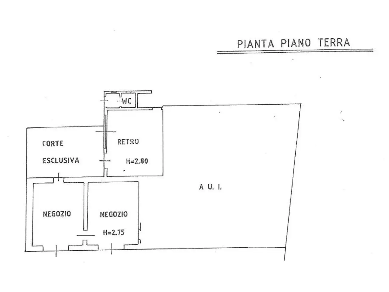 Negozio in Via S. Polo 218, Brescia, {3} - Planimetria 1