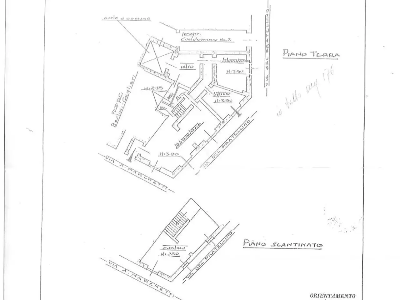 Negozio in Via del Pratellino, Firenze, {3} - Planimetria 1
