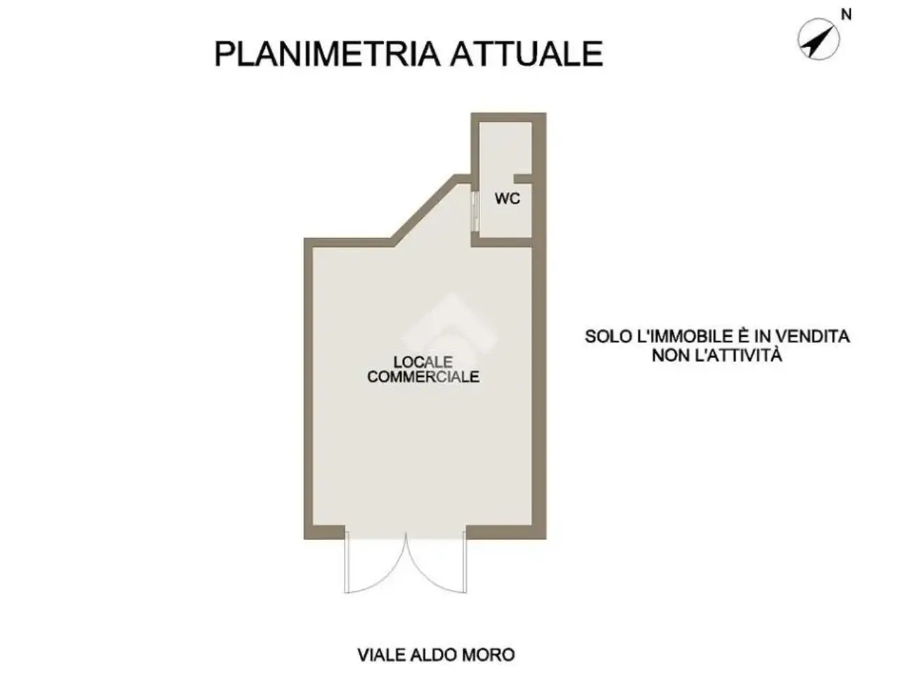 Negozio in Viale Aldo Moro 58, Brindisi, {3} - Planimetria 1