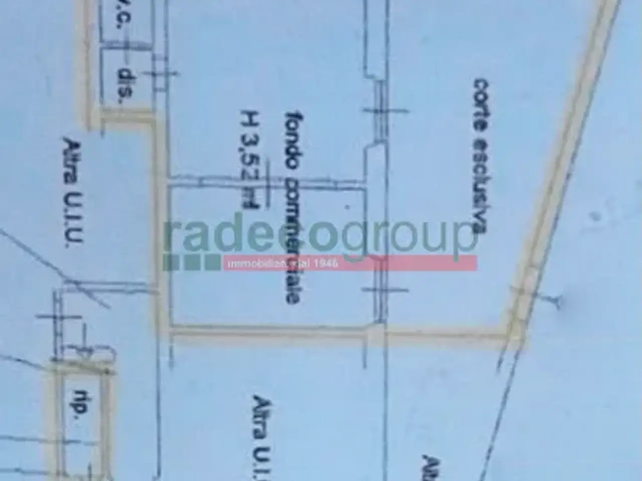 Palazzina commerciale in Via del Littorale 232, Livorno, {3} - Planimetria 1