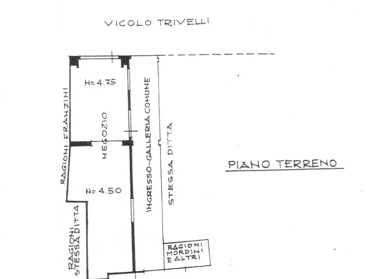 Negozio in Trivelli 1/F, Reggio Emilia, {3} - Planimetria 1