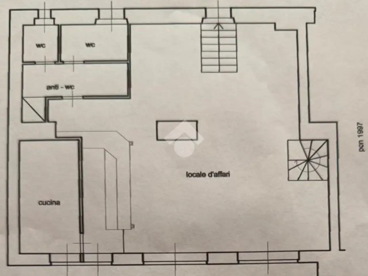 Negozio in Via Felice Venezian 24, Trieste, {3} - Planimetria 1