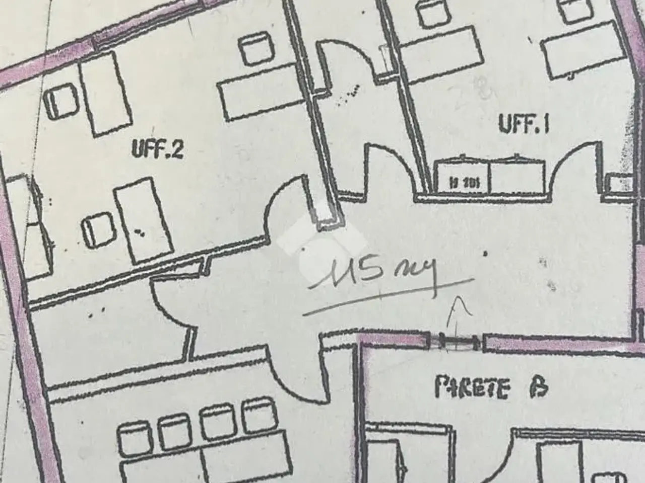 Ufficio in Corso Giuseppe Garibaldi 36, Forli', {3} - Planimetria 1