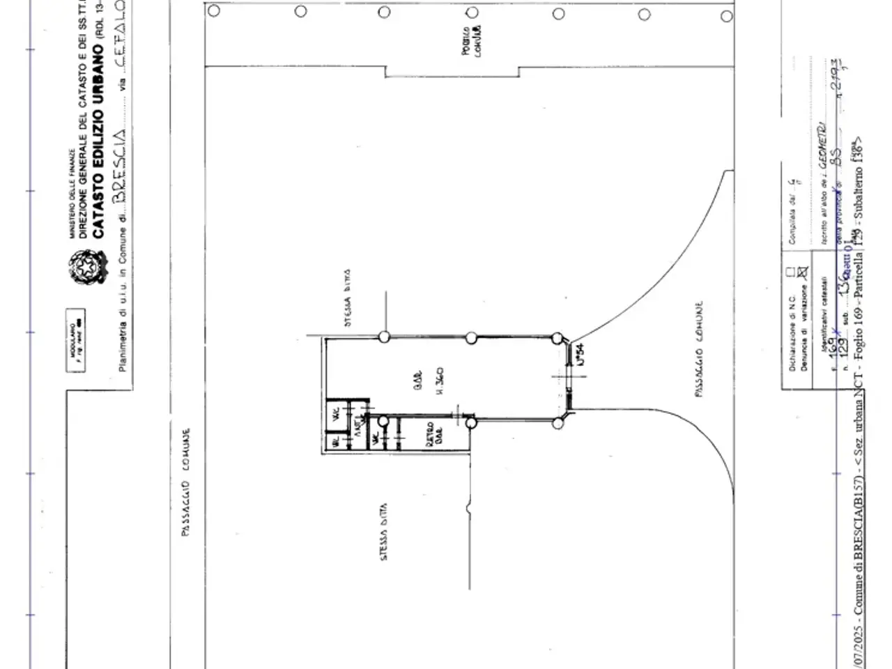 Negozio in Via Cefalonia  53, Brescia, {3} - Planimetria 1