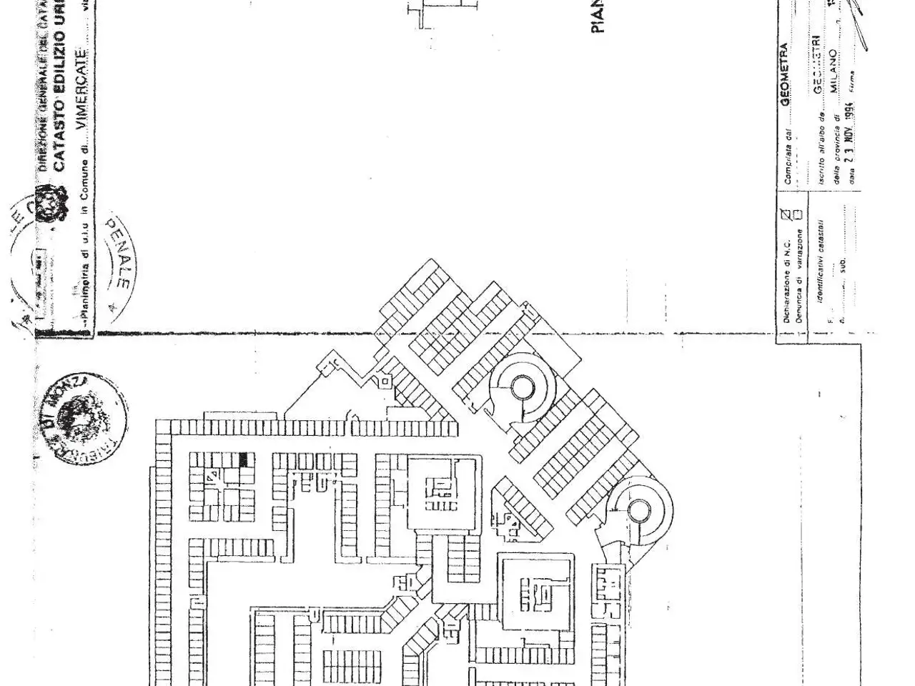 Ufficio in Torri Bianche, Vimercate, {3} - Planimetria 1