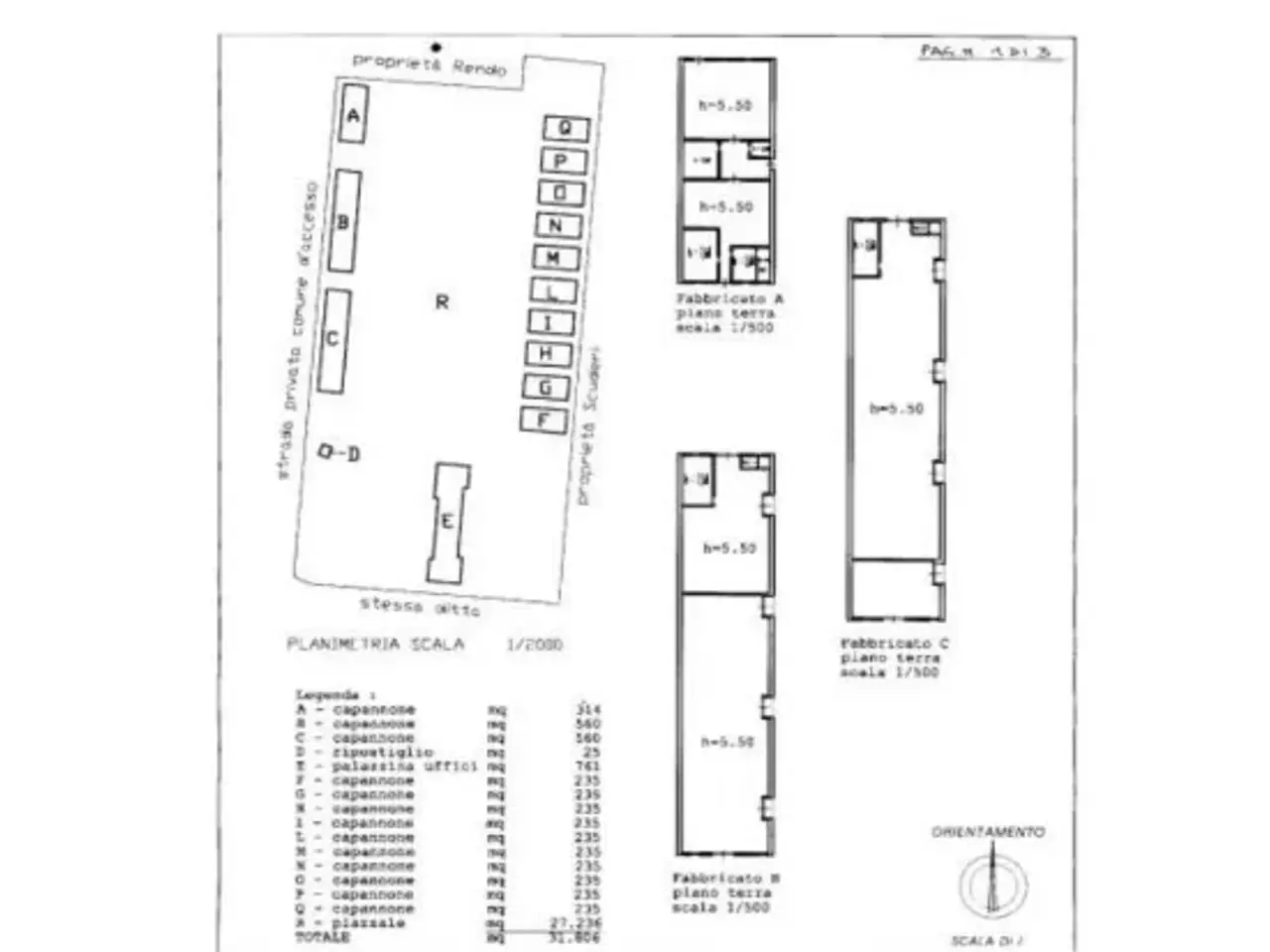 Capannone in Strada Provinciale 69ii Snc, Catania, {3} - Planimetria 1