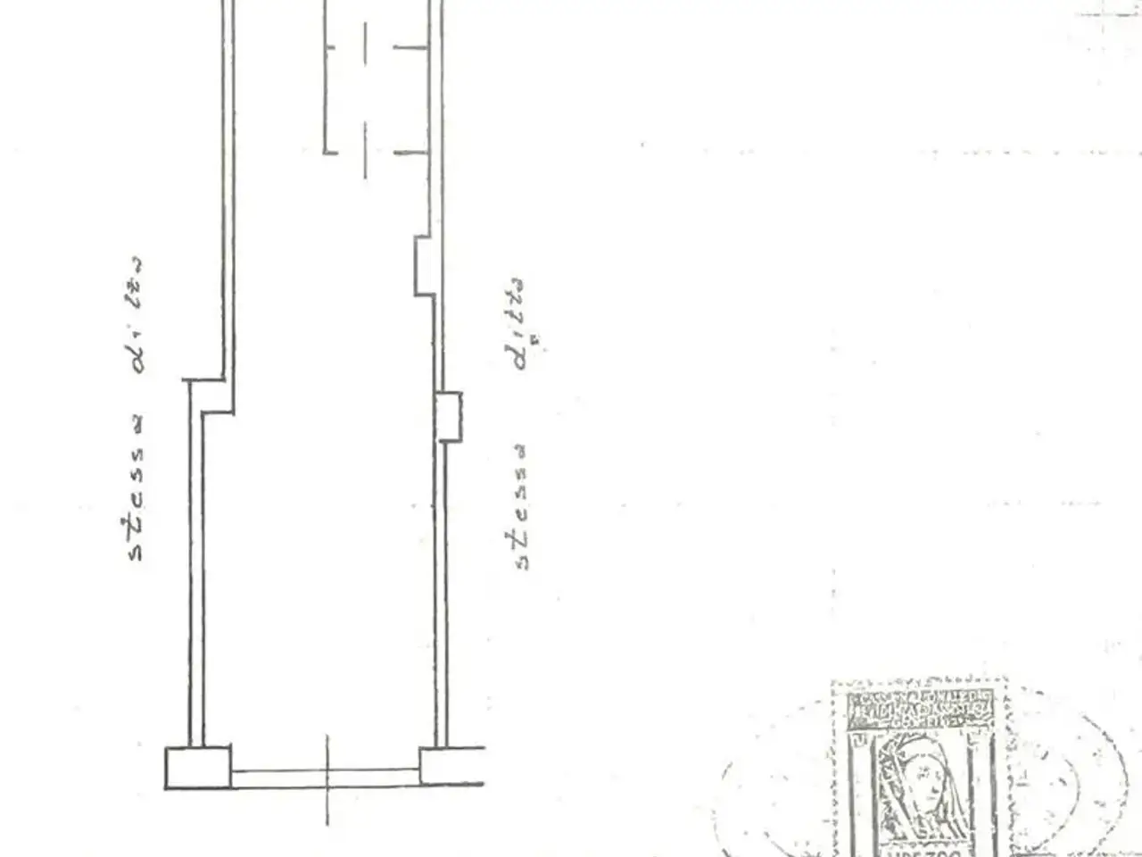 Negozio in Via Sestio Calvino, Roma, {3} - Planimetria 1