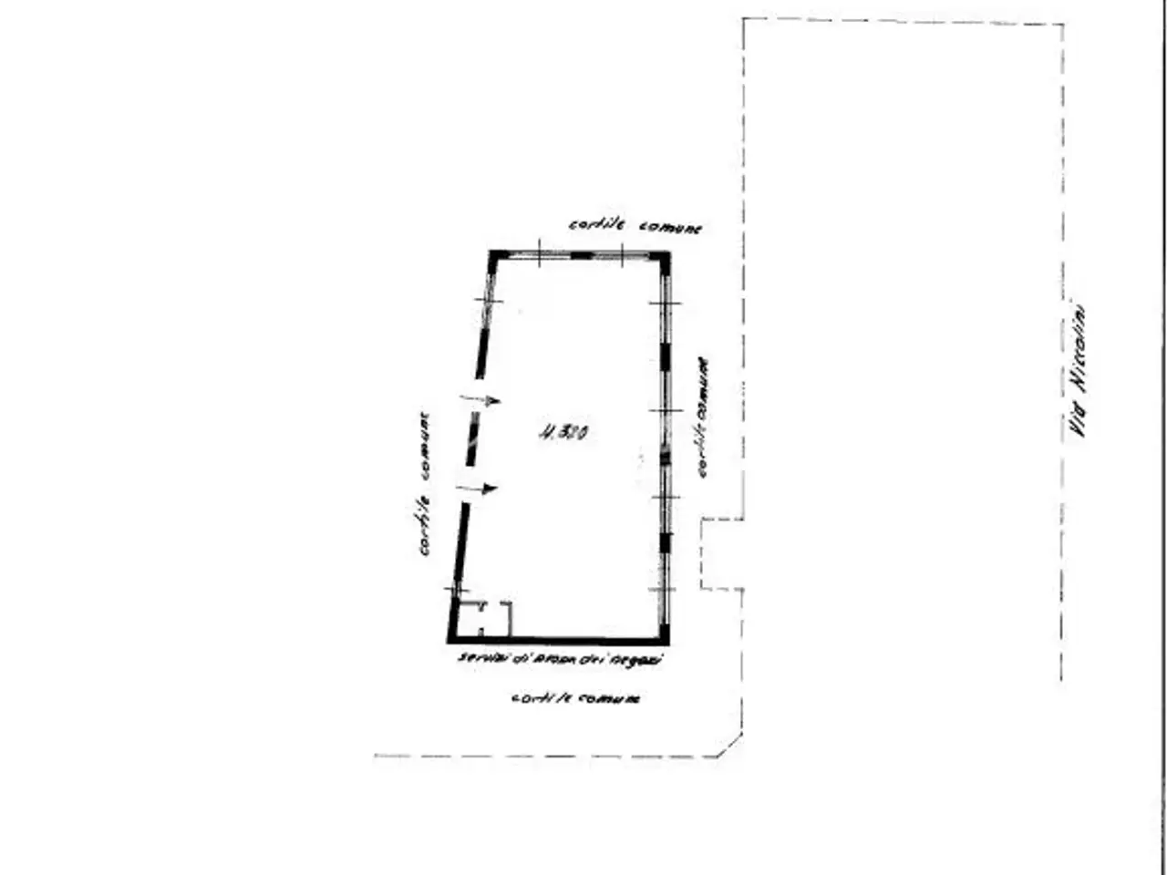 Laboratorio in Via Giovanni Battista Niccolini 20, Milano, {3} - Planimetria 1