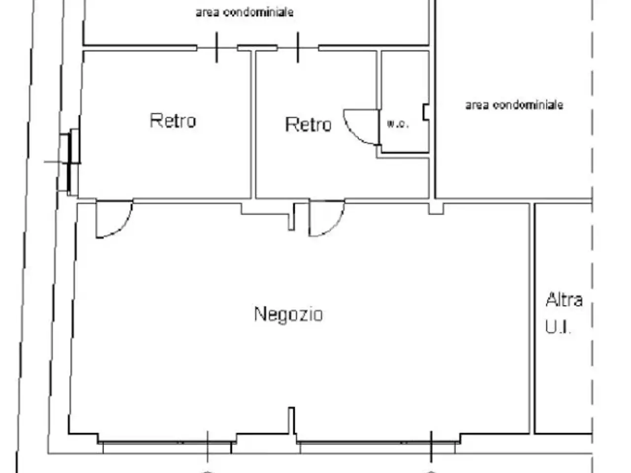Negozio in Via Carlo Alberto 148, Leini', {3} - Planimetria 1
