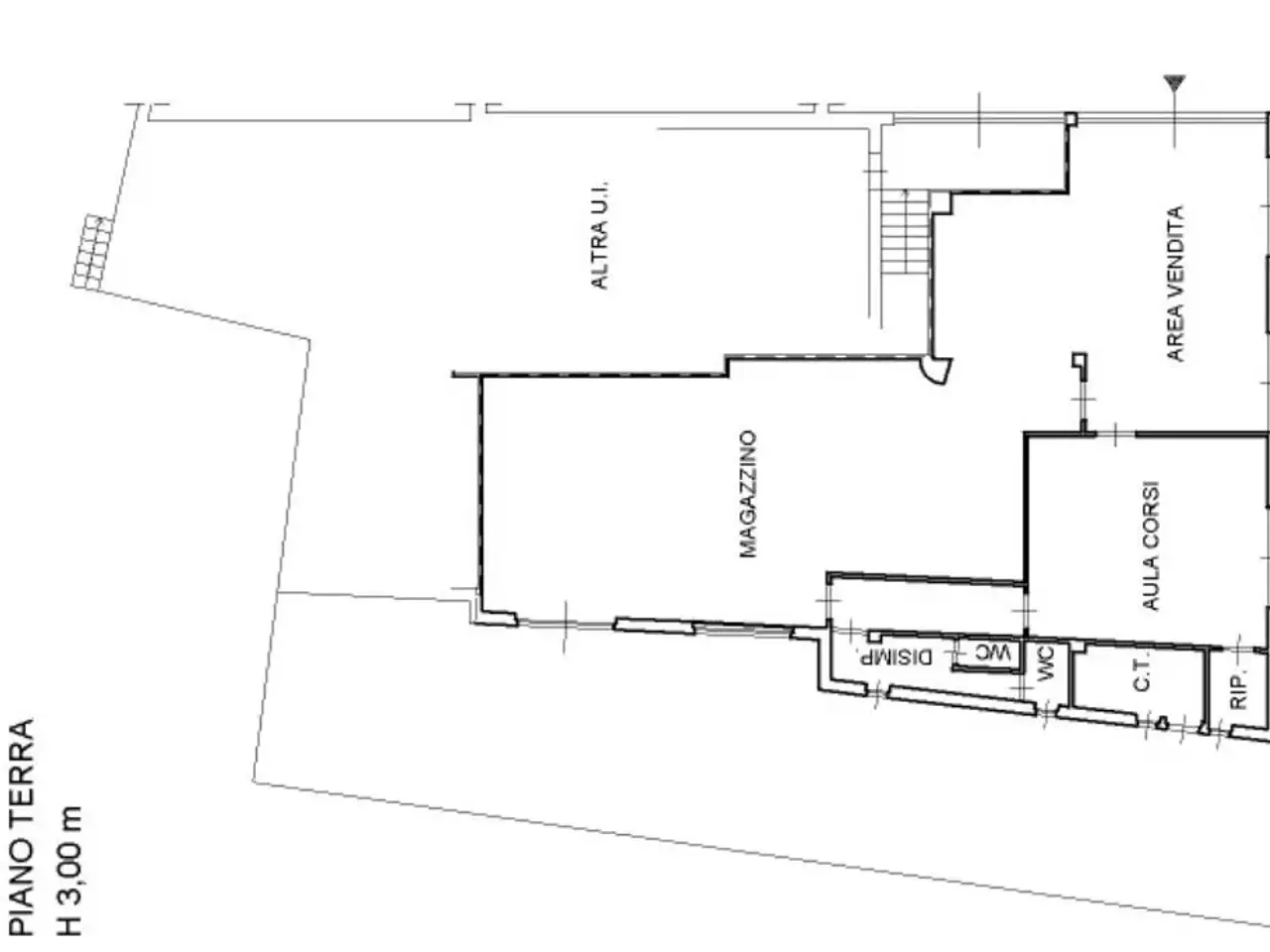 Negozio in Via Stelvio 75, Poggiridenti, {3} - Planimetria 1