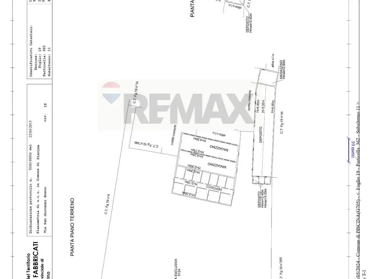 Capannone in , Piscina, {3} - Planimetria 1