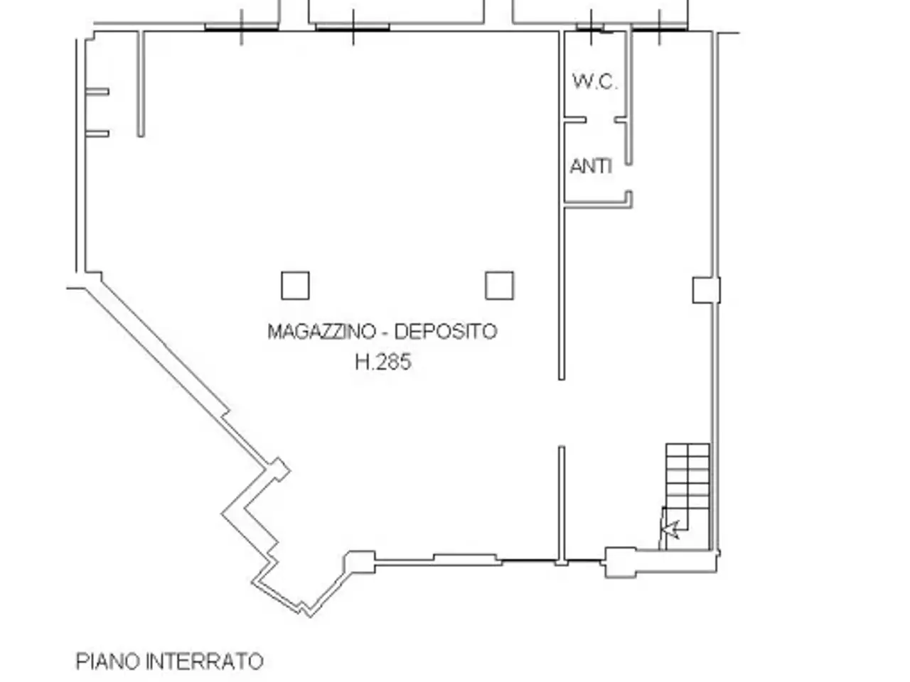 Negozio in Via delle Lame, Bologna, {3} - Planimetria 1