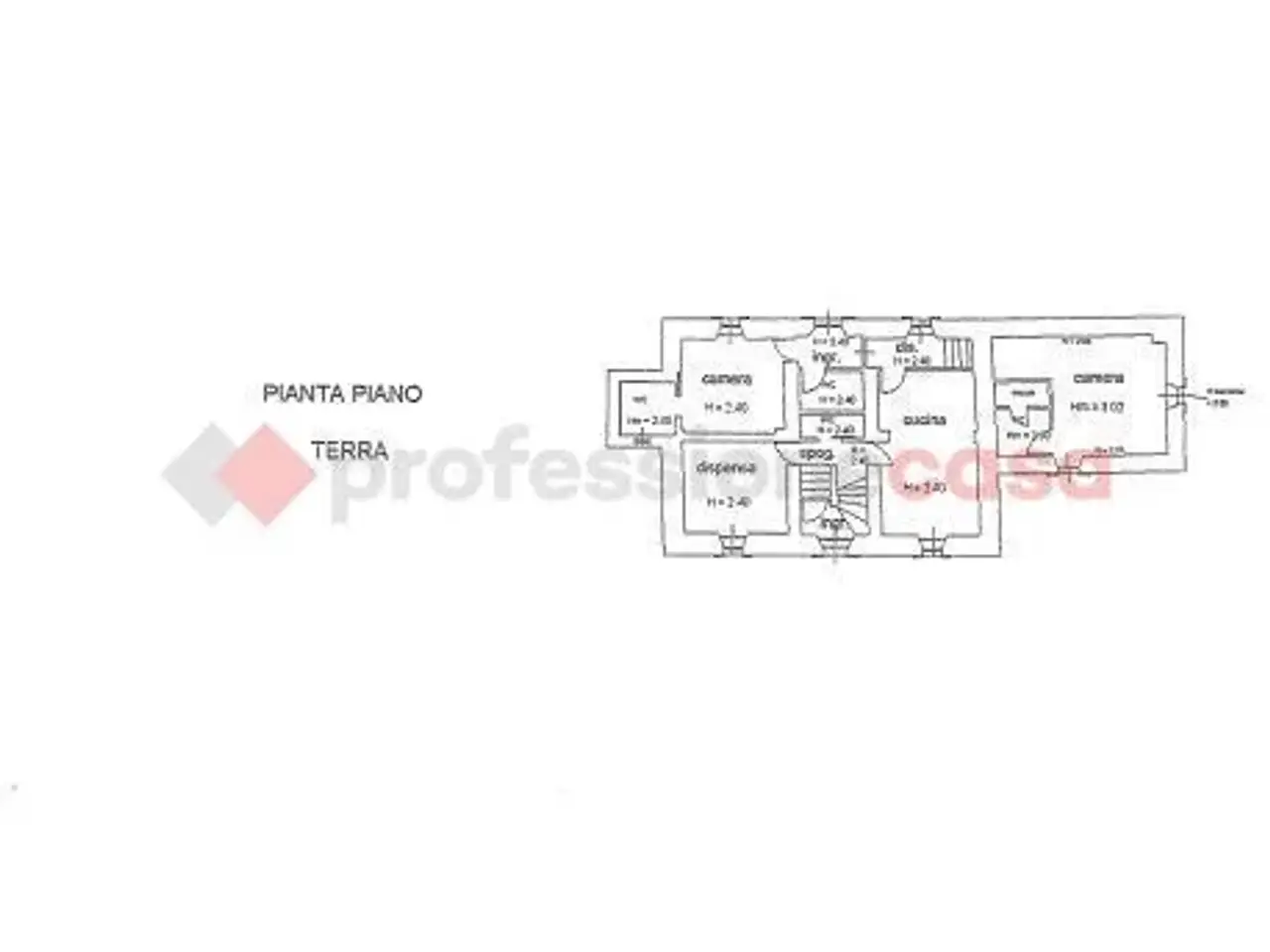 Agriturismo in Via Versurone  Snc, Fiumalbo, {3} - Planimetria 1