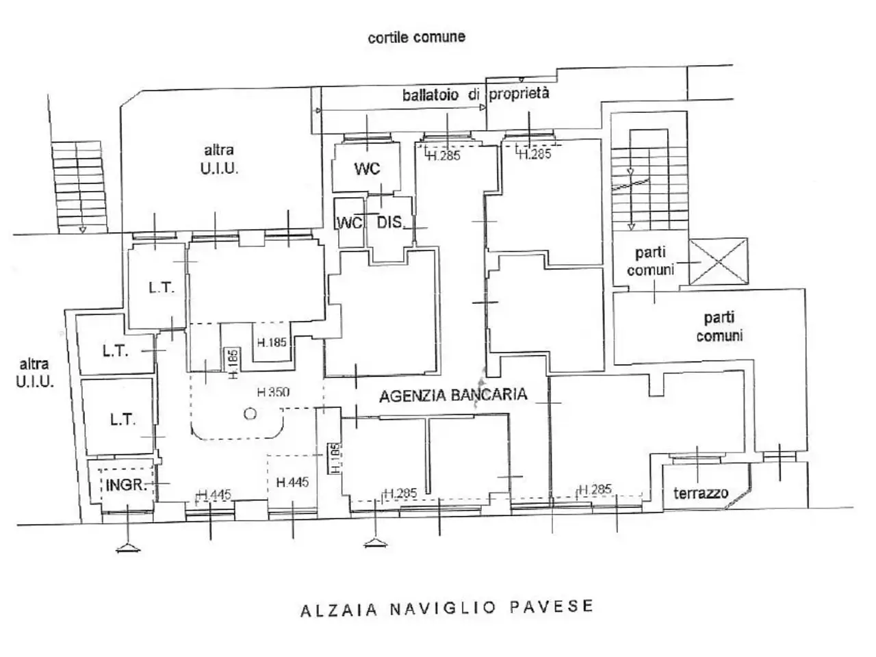 Negozio in Alzaia Naviglio Pavese, Milano, {3} - Planimetria 1