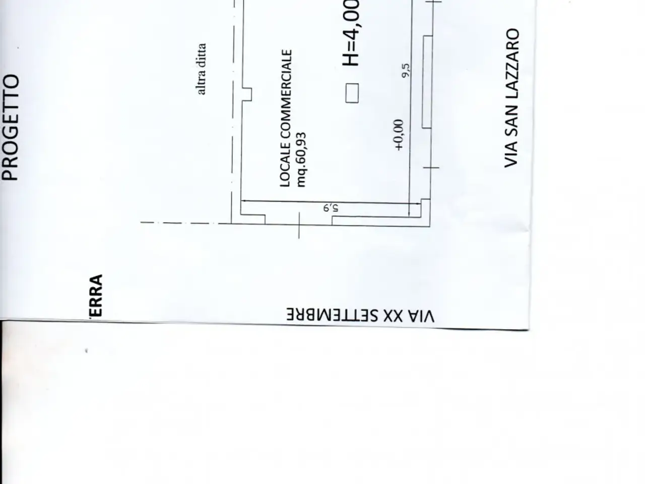Negozio in Via San Lazzaro, Gallipoli, {3} - Planimetria 1