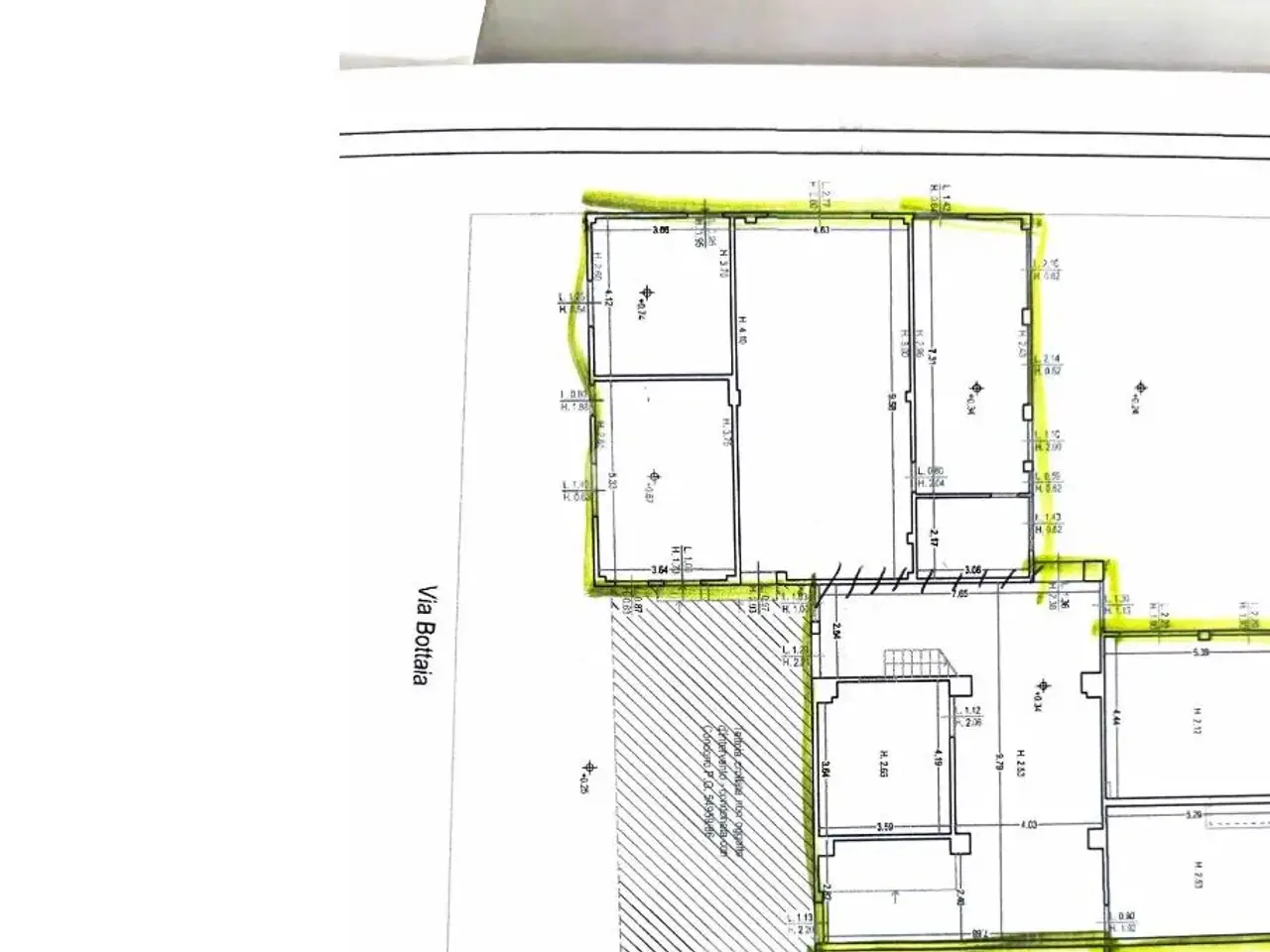 Magazzino in Via Bottaia di San Sebastiano, Pistoia, {3} - Planimetria 1