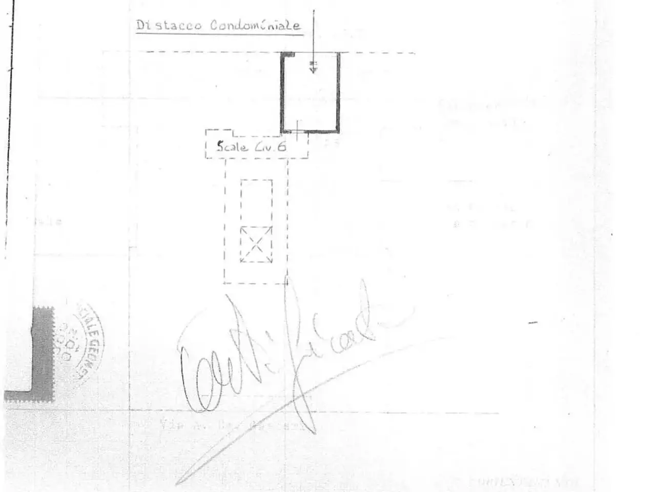 Parcheggio chiuso in Via Circonvallazione 41r, Campomorone, {3} - Planimetria 1