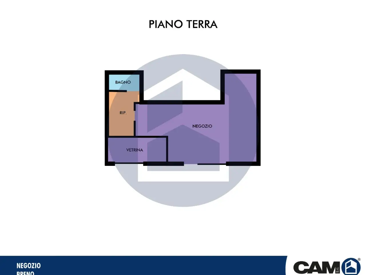 Negozio in Via Giuseppe Mazzini 81, Breno, {3} - Planimetria 1