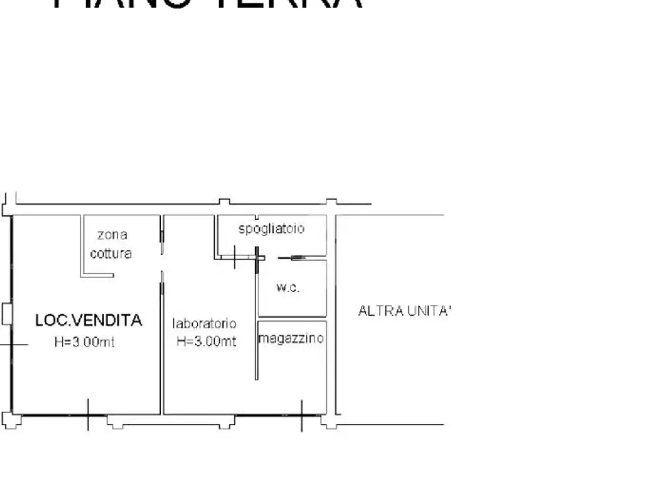 Negozio in Via Laura Bianchini 37, Castenedolo, {3} - Planimetria 1