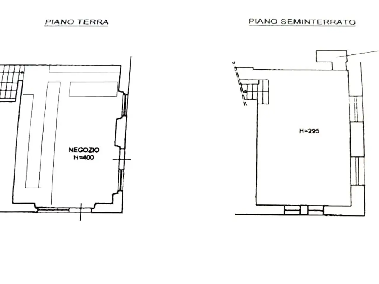 Bar in Via dello Statuto, Firenze, {3} - Planimetria 1