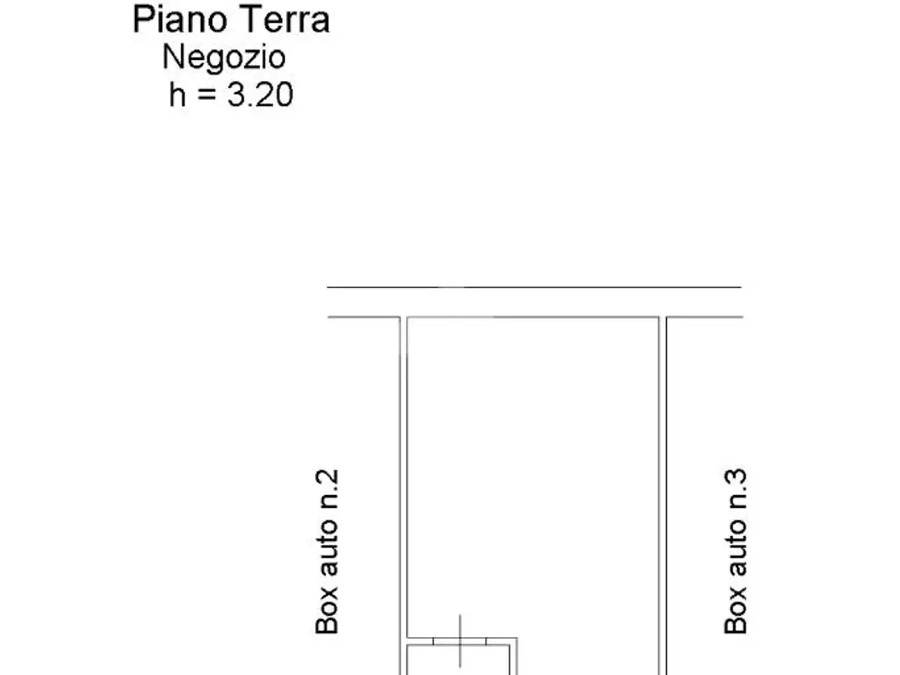 Negozio in Via Bucine 39, Roma, {3} - Planimetria 1