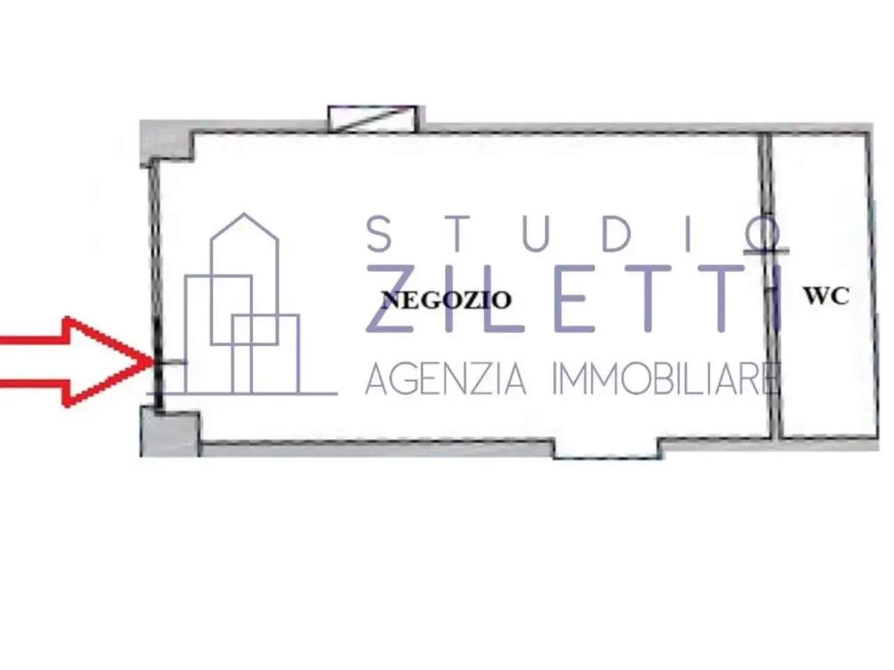 Negozio in affitto, Via Trieste 43c, Brescia - Planimetria 1