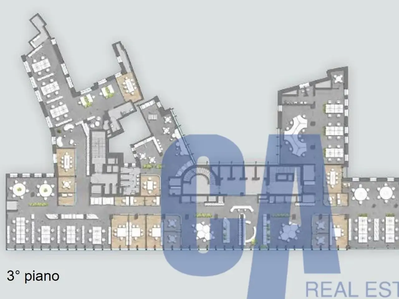 Ufficio in Galleria San Babila, Milano, {3} - Planimetria 1